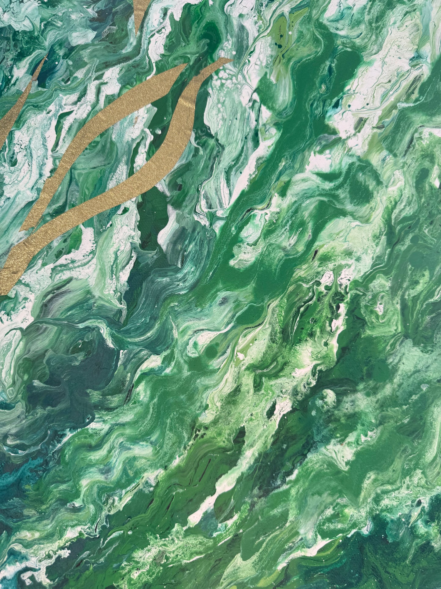 “Green Lights” - Original Oil Painting