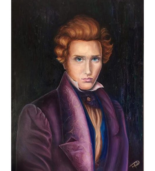 “Søren Kierkegaard” - Original Oil Painting