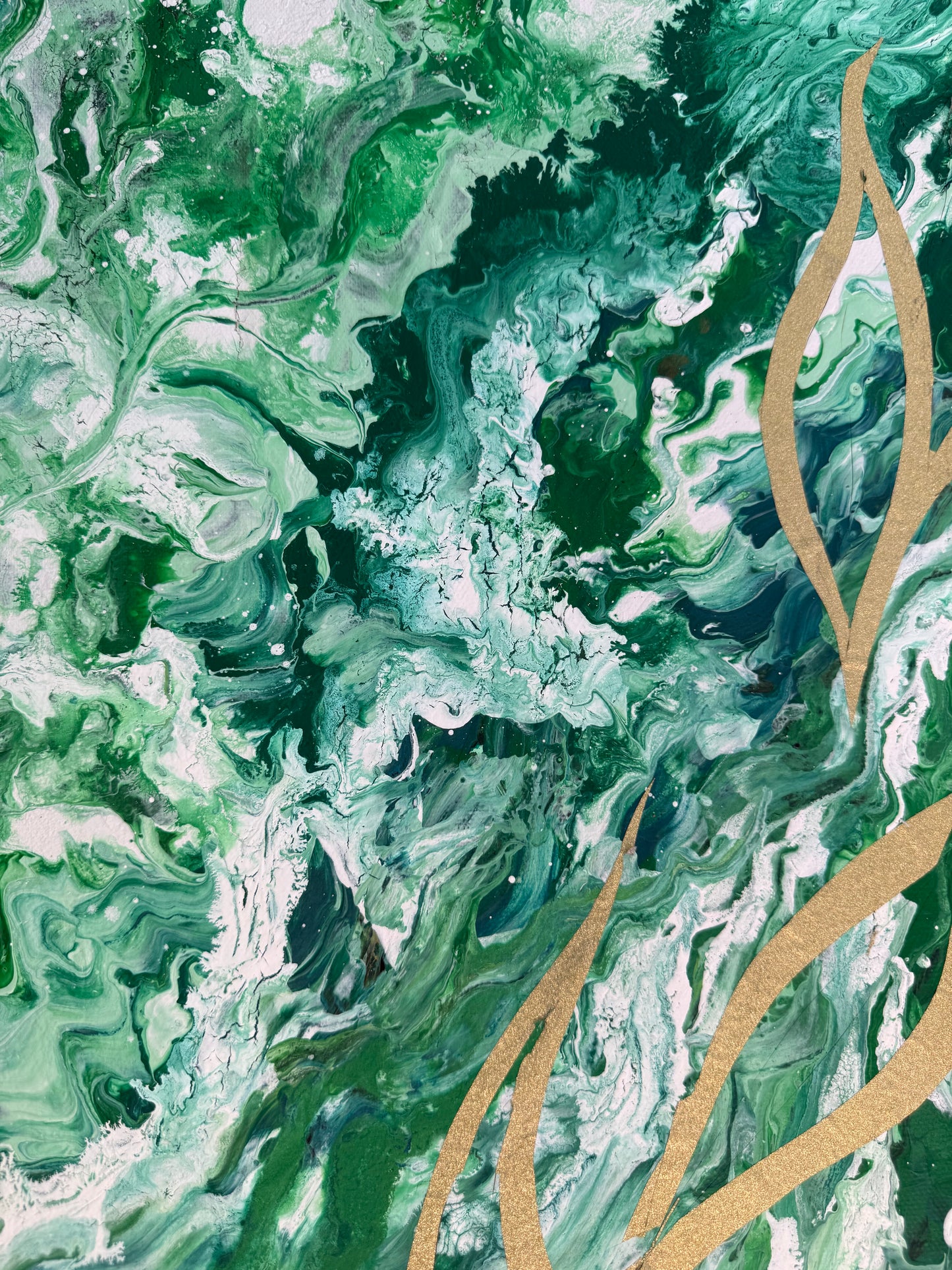 “Green Lights” - Original Oil Painting