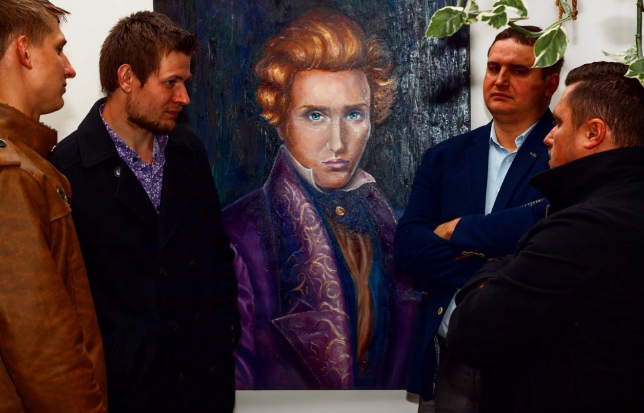 “Søren Kierkegaard” - Original Oil Painting